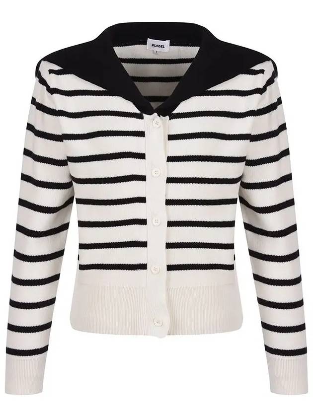 Sailor collar striped cardigan MK3AD304 - P_LABEL - BALAAN 3