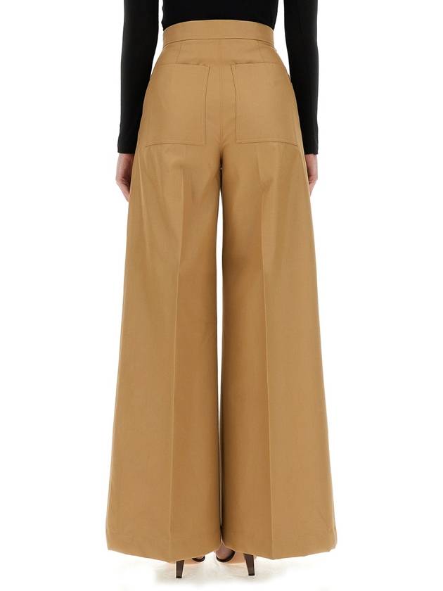 tan corte straight pants tobacco - MAX MARA - BALAAN 4