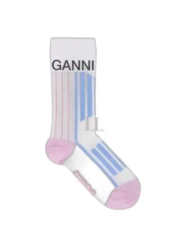 Sporty Socks Egret - GANNI - BALAAN 2