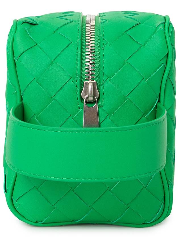 Intrecciato Travel Pouch Bag Parakeet - BOTTEGA VENETA - BALAAN 4