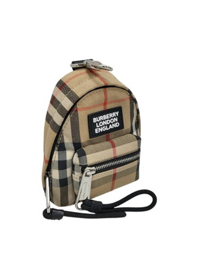 80310611 Vintage check miniature backpack charm key holder - BURBERRY - BALAAN 2