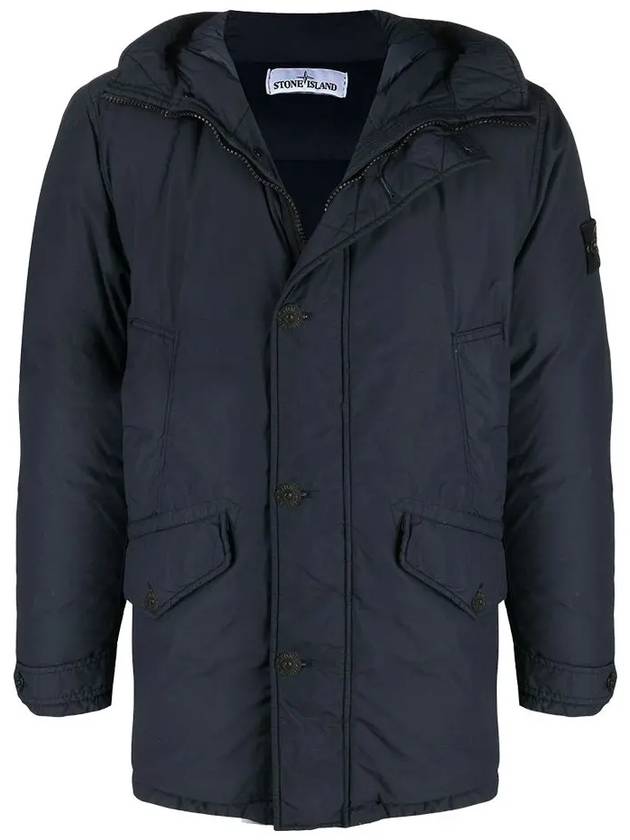 Naslan Light Watro Down Parka Navy - STONE ISLAND - BALAAN 3