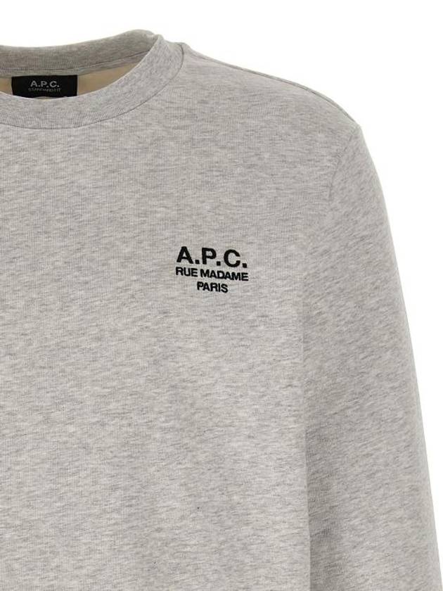 Standard Rue Madame Sweatshirt Grey - A.P.C. - BALAAN 4