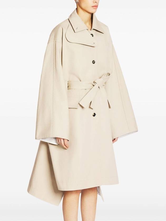 Lanvin Coats Beige - LANVIN - BALAAN 3