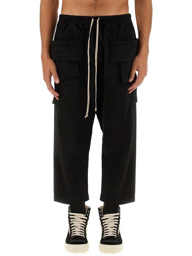 Rick Owens Drkshdw Cretch Cargo Pants - RICK OWENS - BALAAN 1