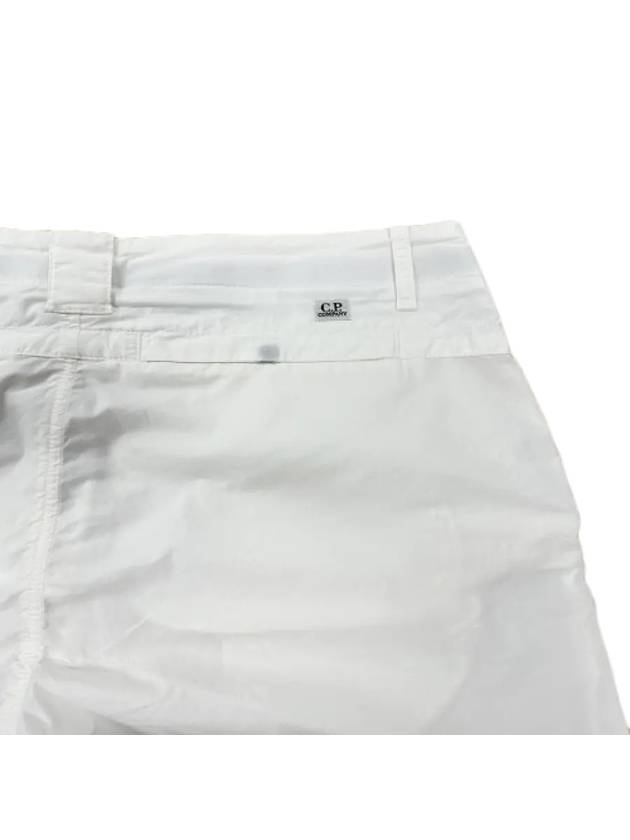 Stretch Bermuda Shorts White - CP COMPANY - BALAAN 5