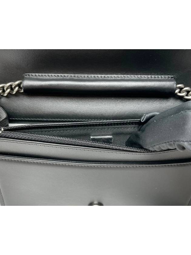 Boy  Cossbody Bag Grained Calfskin Ruthenium Black - CHANEL - BALAAN 9