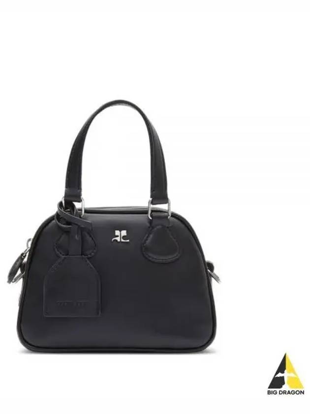 Logo leather mini bowling bag 324GSA132CR0065 - COURREGES - BALAAN 2