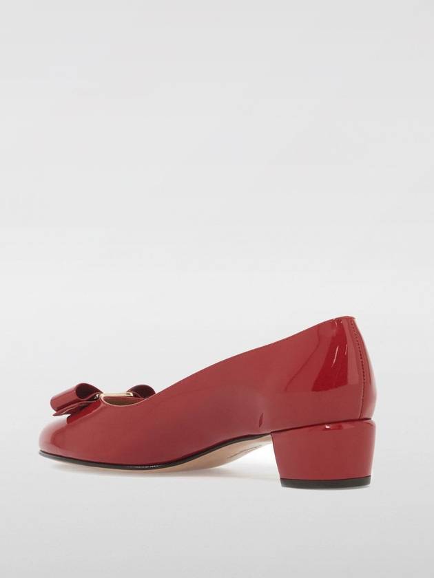 Vara Bow Patent Pumps Red - SALVATORE FERRAGAMO - BALAAN 3