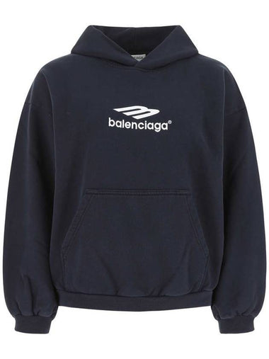 sporty logo hooded top - BALENCIAGA - BALAAN 1