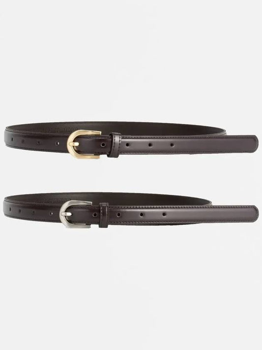 20mm Classic Eco Leather Belt Brown - 38COMEONCOMMON - BALAAN 1