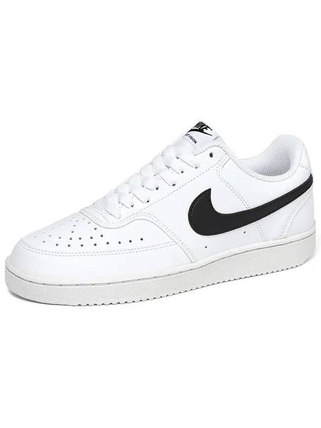 Court Vision Next Nature Low Top Sneakers White Black - NIKE - BALAAN 6