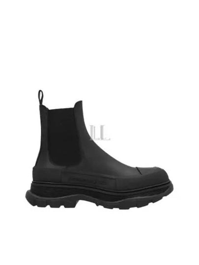 Embossed Logo Chelsea Boots Black - ALEXANDER MCQUEEN - BALAAN 2