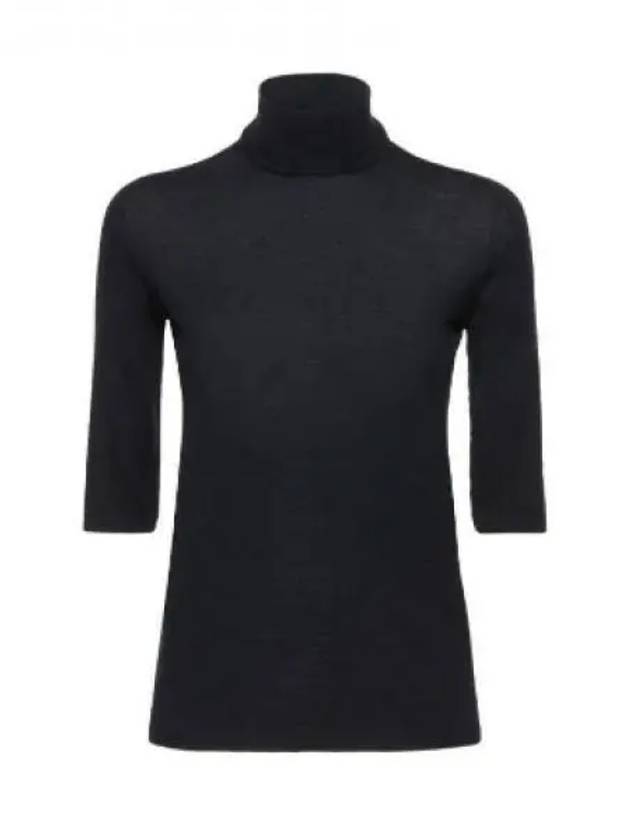 Unghia Virgin Wool Turtleneck Black - MAX MARA - BALAAN 2