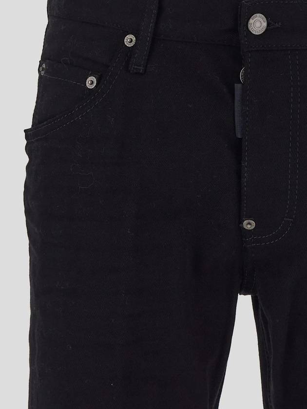 Skater Slim Cut Jeans Black - DSQUARED2 - BALAAN 8