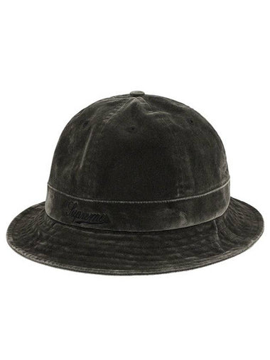 washed velvet bell hat black WASHED VELVET - SUPREME - BALAAN 1