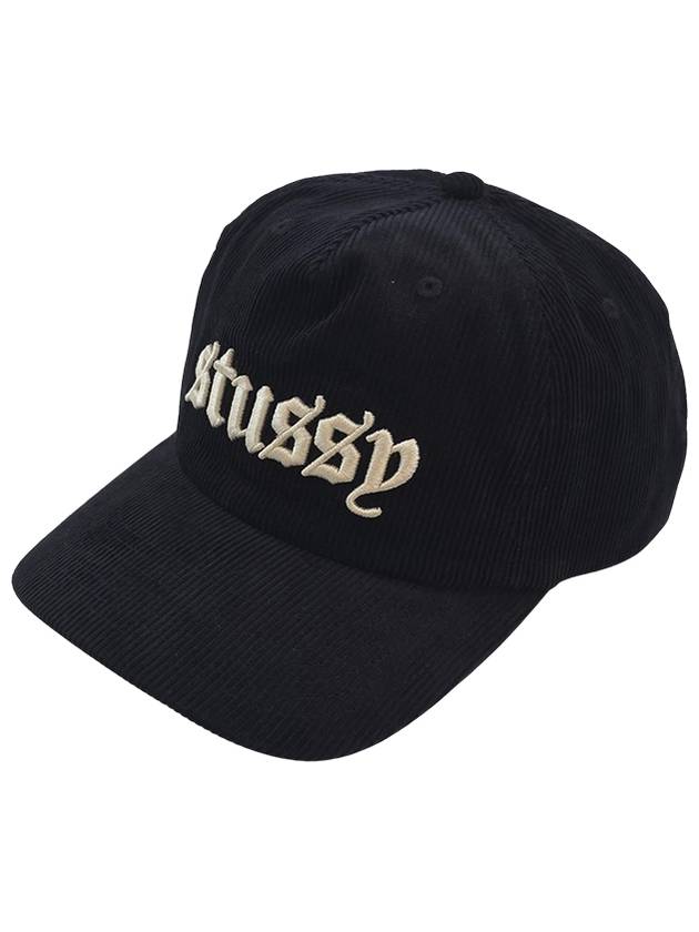 Mid-Depth Old English Snapback Black - STUSSY - BALAAN 2