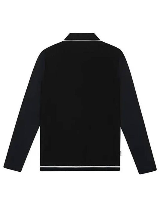 piping color combination cool long sleeve 9333LZSPBLACK - BLACK&WHITE - BALAAN 2