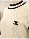 CC logo cashmere pullover knit P72090 - CHANEL - BALAAN 4