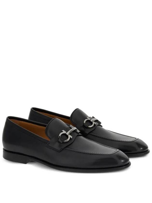 Men's Penny Calfskin Loafers Black - SALVATORE FERRAGAMO - BALAAN 5