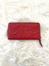 Daol Sangin Store Marmont Matelasse Long Wallet Red 443123 Condition A - GUCCI - BALAAN 3