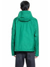 Etiache Rain Hooded Zip Up Emerald Green - MONCLER - BALAAN 6