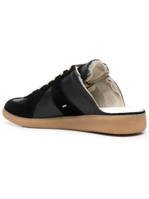 Women's Replica Cut Out Low Top Sneakers Mule Black - MAISON MARGIELA - BALAAN 4