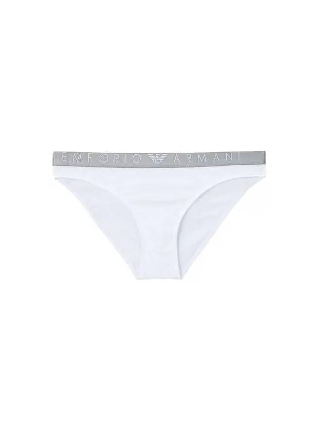 UNDERWEAR Women s Logo Banding Micro Briefs White 270823 - EMPORIO ARMANI - BALAAN 1