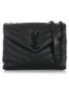 Monogram Loulou Matelasse Y Leather Small Shoulder Bag Black - SAINT LAURENT - BALAAN 2