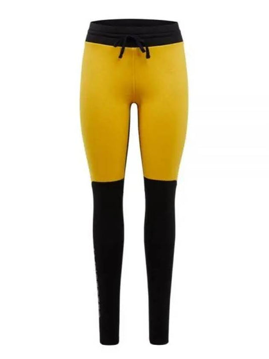 Women's Odyssey Windblock Tights Pants Yellow Black - J.LINDEBERG - BALAAN 2