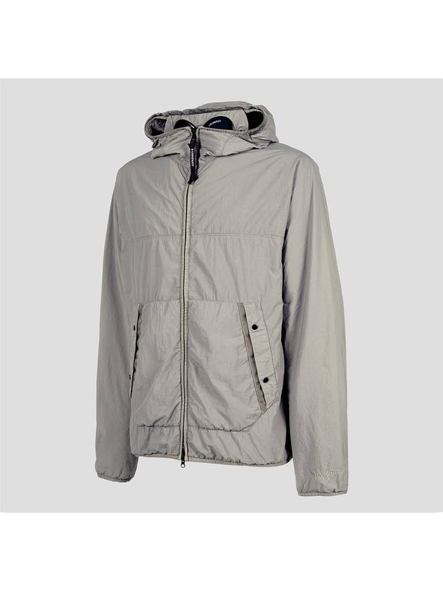 Goggles Polyamide Hooded Jacket Grey - CP COMPANY - BALAAN 3