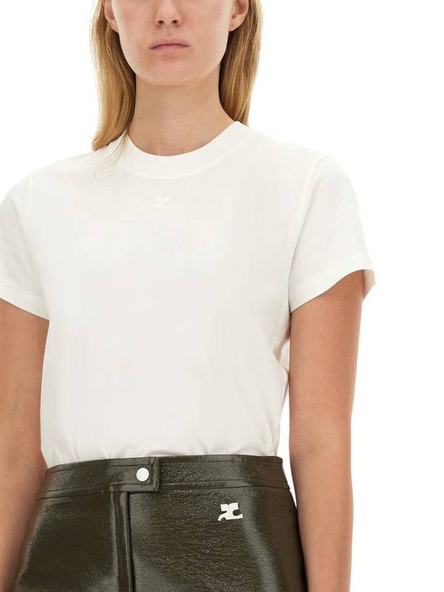 Courrèges Cotton T-Shirt - COURREGES - BALAAN 4