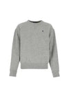 Embroidered Logo Pony Sweatshirt Grey - POLO RALPH LAUREN - BALAAN 2