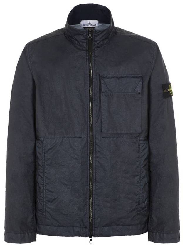 Men's Waffen Patch Membrana 3L TC Nylon Jacket Navy - STONE ISLAND - BALAAN 2