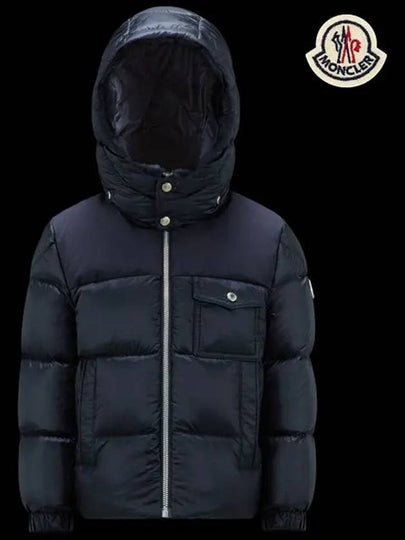 Kids Boys Padded Jacket Night Blue EDUARD 1A00078 5967G 776 12A 14A - MONCLER - BALAAN 2