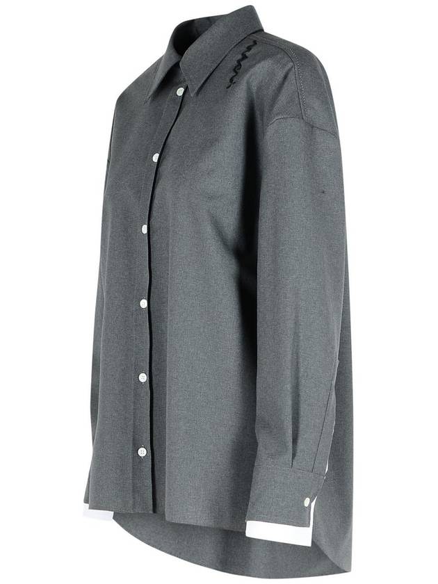 Marni Grey Virgin Wool Shirt - MARNI - BALAAN 2