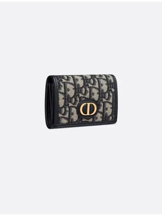 30 Montaine Glycine Half Wallet Oblique S2300UTZQ - DIOR - BALAAN 2