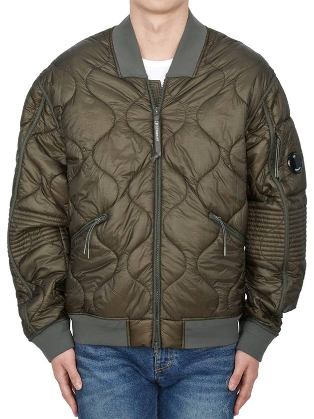 Liner Padded Bomber Jacket Grape Leaf - CP COMPANY - BALAAN 3