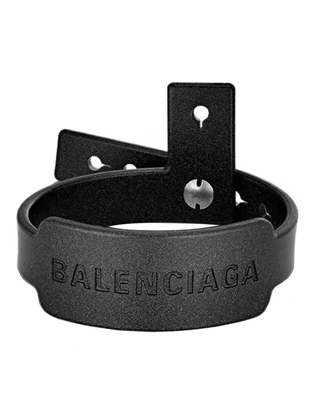 Logo Festival Bracelet Black - BALENCIAGA - BALAAN 1