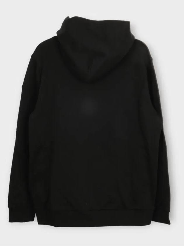 Logo Motif Hoodie Black - MONCLER - BALAAN 4