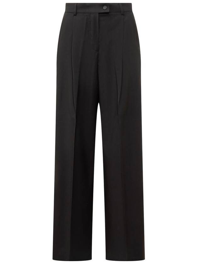 Bella oversized stretch wool wide pants black - MAX MARA SPORTMAX - BALAAN 2