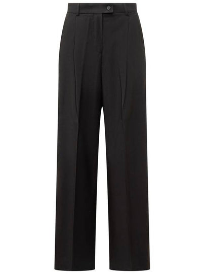 Bella oversized stretch wool wide pants black - MAX MARA SPORTMAX - BALAAN 2