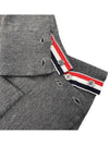 Stripe Armband Merino Wool Cardigan Grey - THOM BROWNE - BALAAN 6