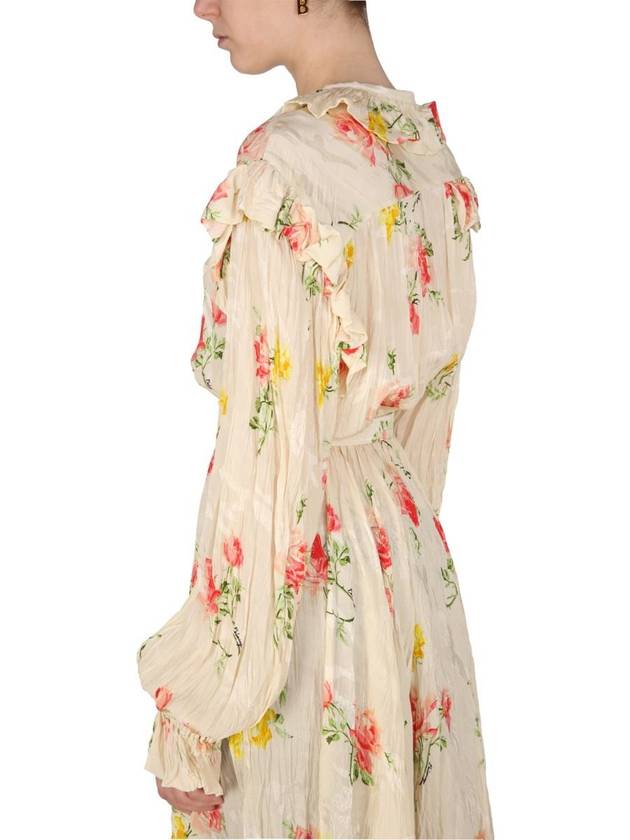 floral long dress - BALENCIAGA - BALAAN 5