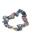 Pegasus Heart Print Silk Scrunchie Blue - ETRO - BALAAN 1