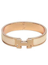 Click H Bracelet Rose Gold Cream - HERMES - BALAAN 2