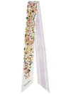 4 Saisons Print Mitzah Scarf White - DIOR - BALAAN 2