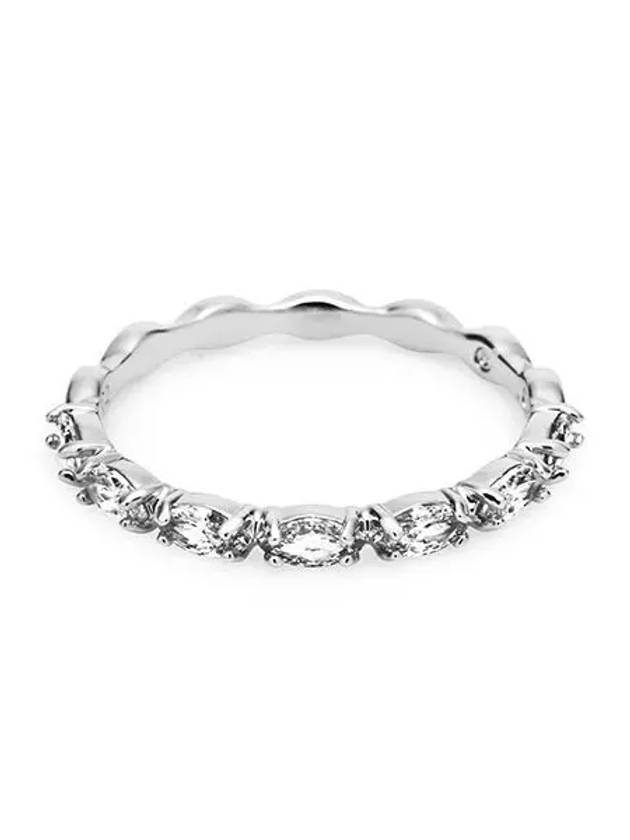 Vittore Marquise Rhodium Ring Silver - SWAROVSKI - BALAAN 2