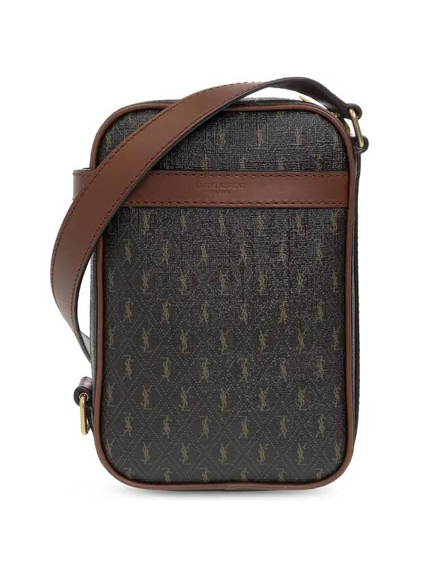 Le Monogram Cross Bag Brown - SAINT LAURENT - BALAAN 1