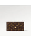 Sarah Monogram Long Wallet Brown Red - LOUIS VUITTON - BALAAN 2